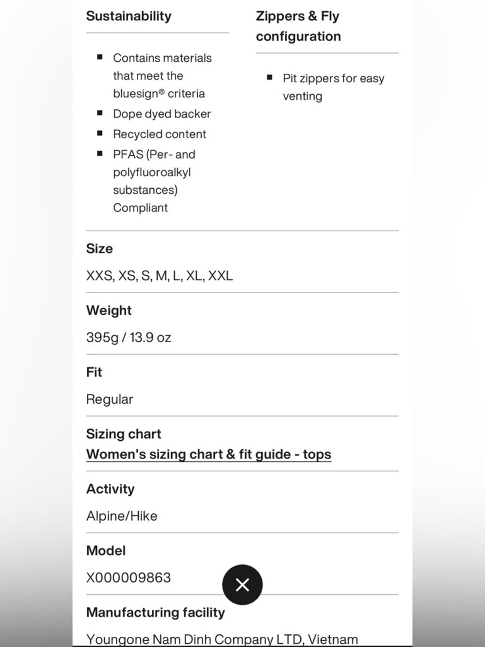 Arc’teryx Beta AR Shell Women’s Black Large - Picture 11 of 11